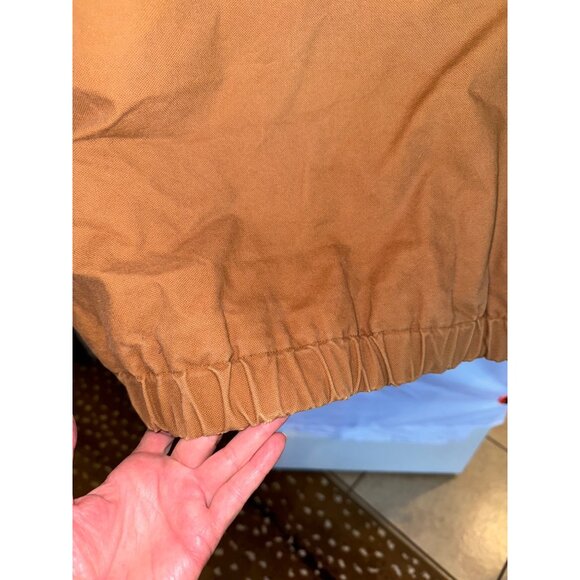 Vintage Walls Canvas Bomber Barn Chore Coat Insulated Trucker Jacket L Brown - Picture 7 of 12